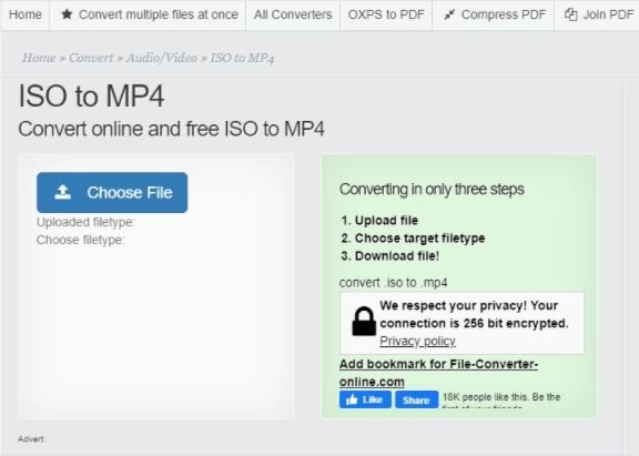 convert iso to mp4 with any video